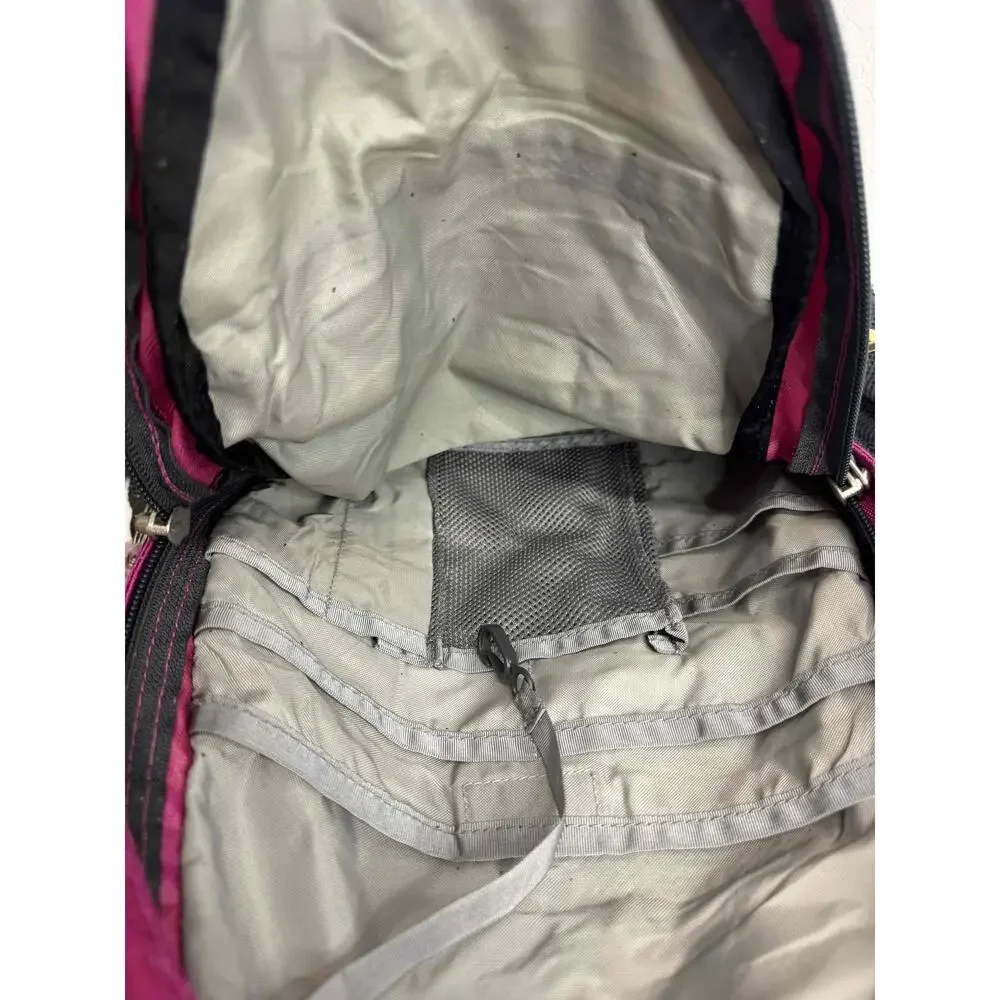 The‎ North Face Purple Pink Daypack Backpack Laptop Compartment School Hiking